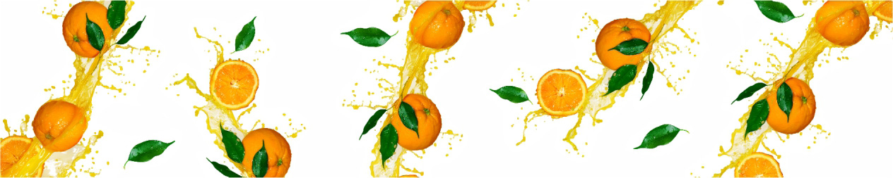 Апельсин и брызги воды