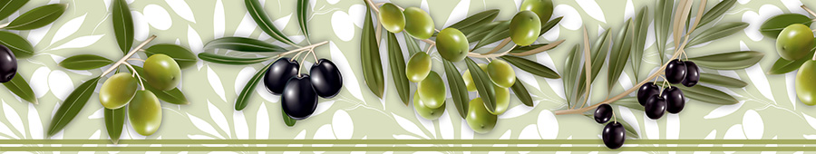 Скинали для кухни: Оливки и маслины