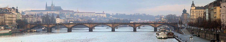 Скинали для кухни: Река Влтава в Праге