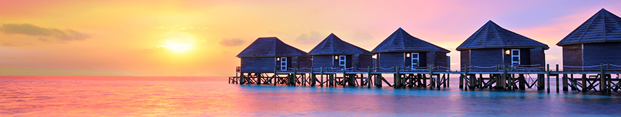 Туристические домики на Мальдивах