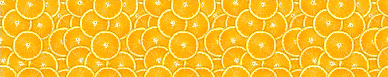 Скинали для кухни: Дольки апельсина