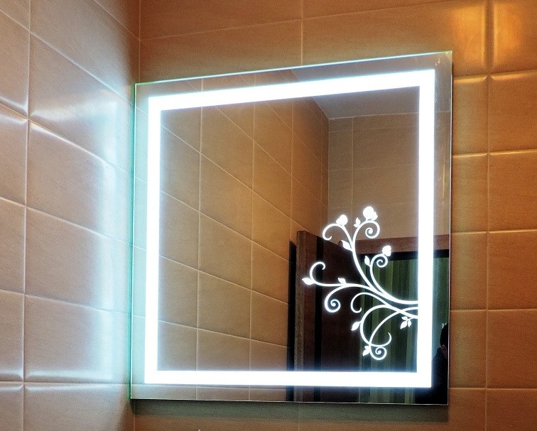 Зеркало с подсветкой на заказ в Москве