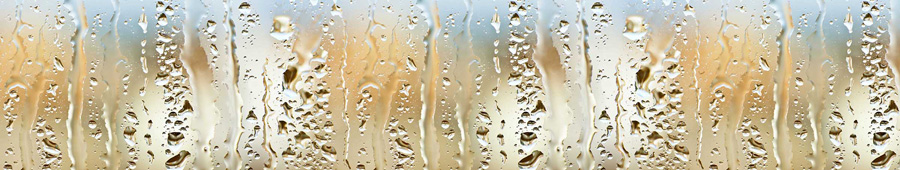 Скинали для кухни: Дождь на стекле