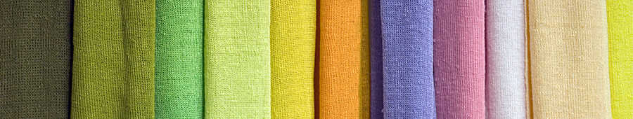 Яркая разноцветная ткань