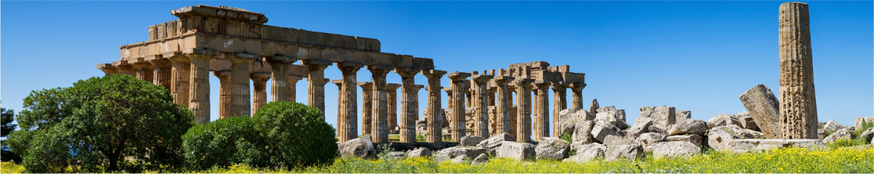 Скинали для кухни: Красивые Эфесские колонны