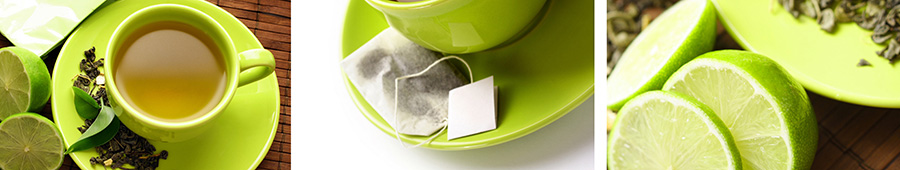 Зеленый чай и лайм