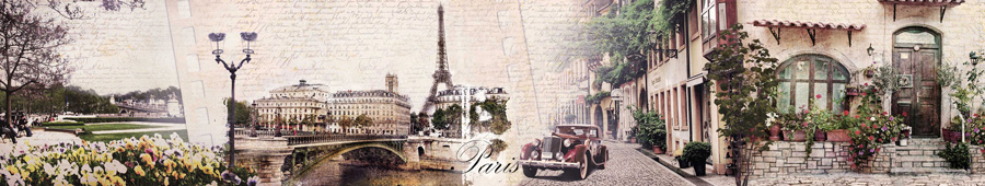 Цветочно-винтажный Париж