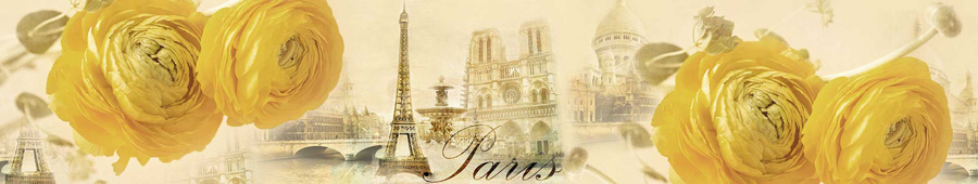 Желтый ранункулюс и настроение Парижа