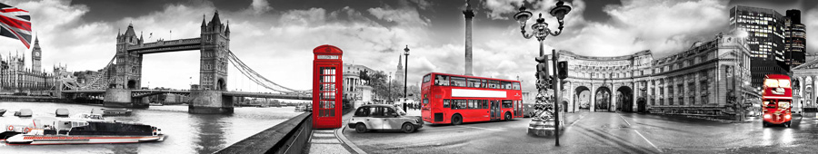 Лондон со своими знаменитыми красными акцентами