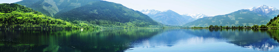 Скинали для кухни: Озеро Целль в Австрии у подножья Гор