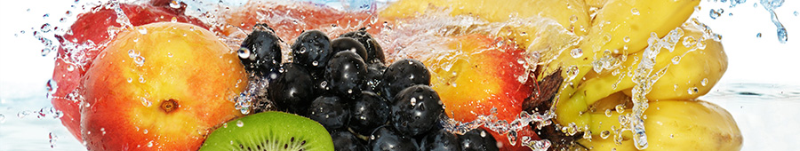 Скинали для кухни: Сочные фрукты в воде